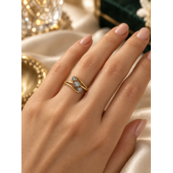 Pre Owned 18ct 3 Stone Diamond Ring ZC41 